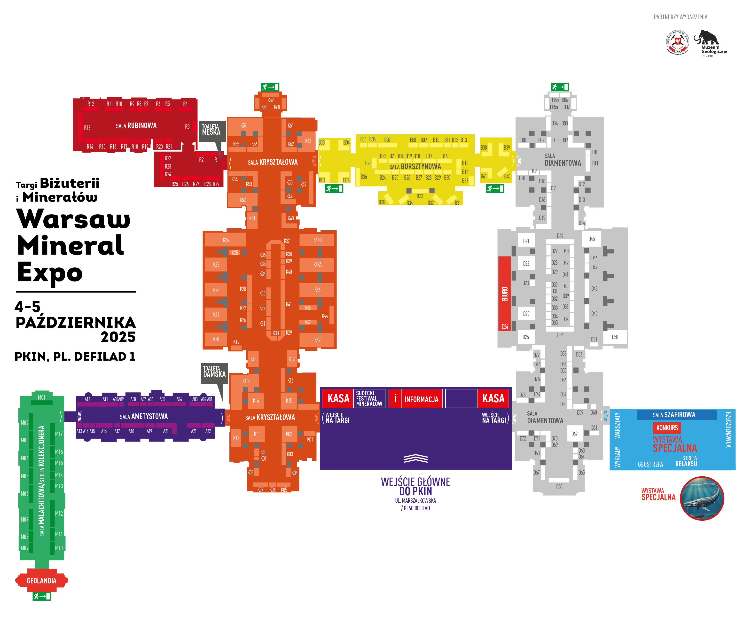 Giełda Minerałów i Biżuterii Warsaw Mineral Expo